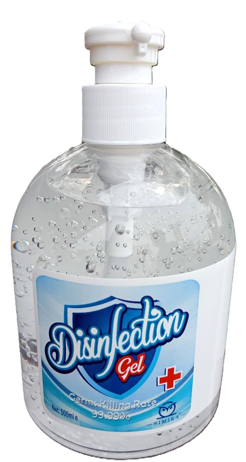 6X Handdesinfektion , Handsprit Gel 500ml 75% Generic