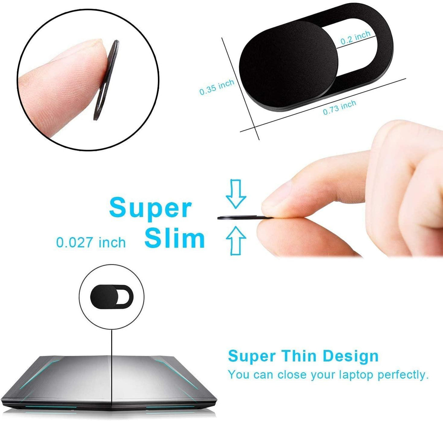 6X Skydd för webbkamera webcam cover Generic