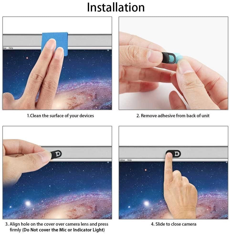 6X Skydd för webbkamera webcam cover Generic