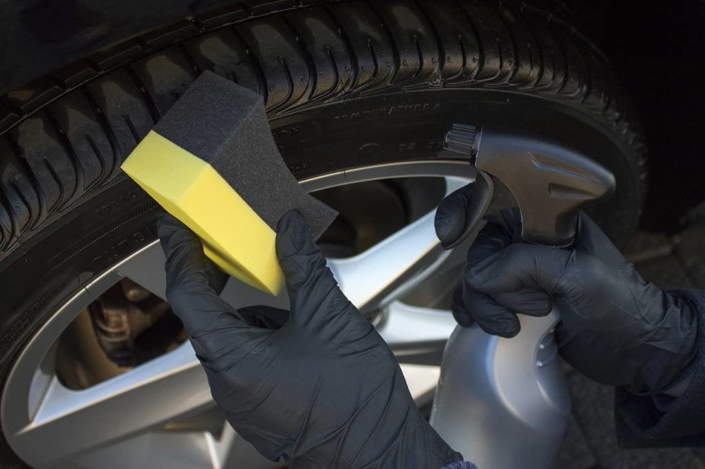 6X Tyre Applicator, Däck Svamp Perfekt till däckglans Generic