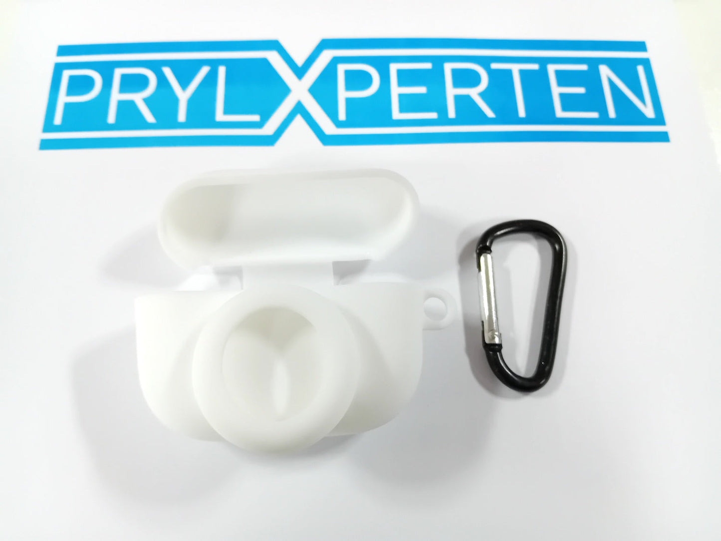AirPods Pro silikonskal med AirTag hållare Vit Generic