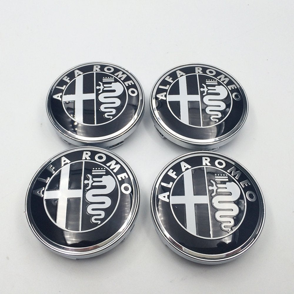 Alfa02 - 60MM 4-pack Centrumkåpor Alfa Romeo Generic