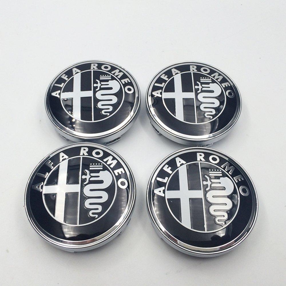 Alfa02 - 60MM 4-pack Centrumkåpor Alfa Romeo Generic
