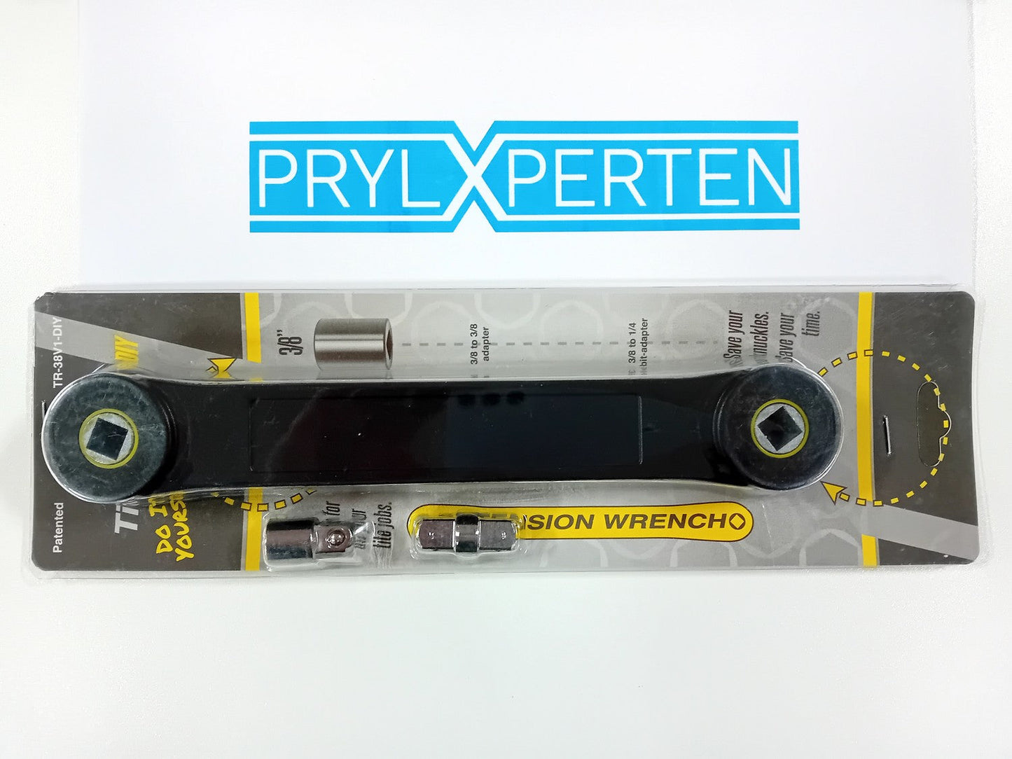 Vinkelförlängare, Förlängningsnyckel med adapter 1/4 samt 3/8 Generic
