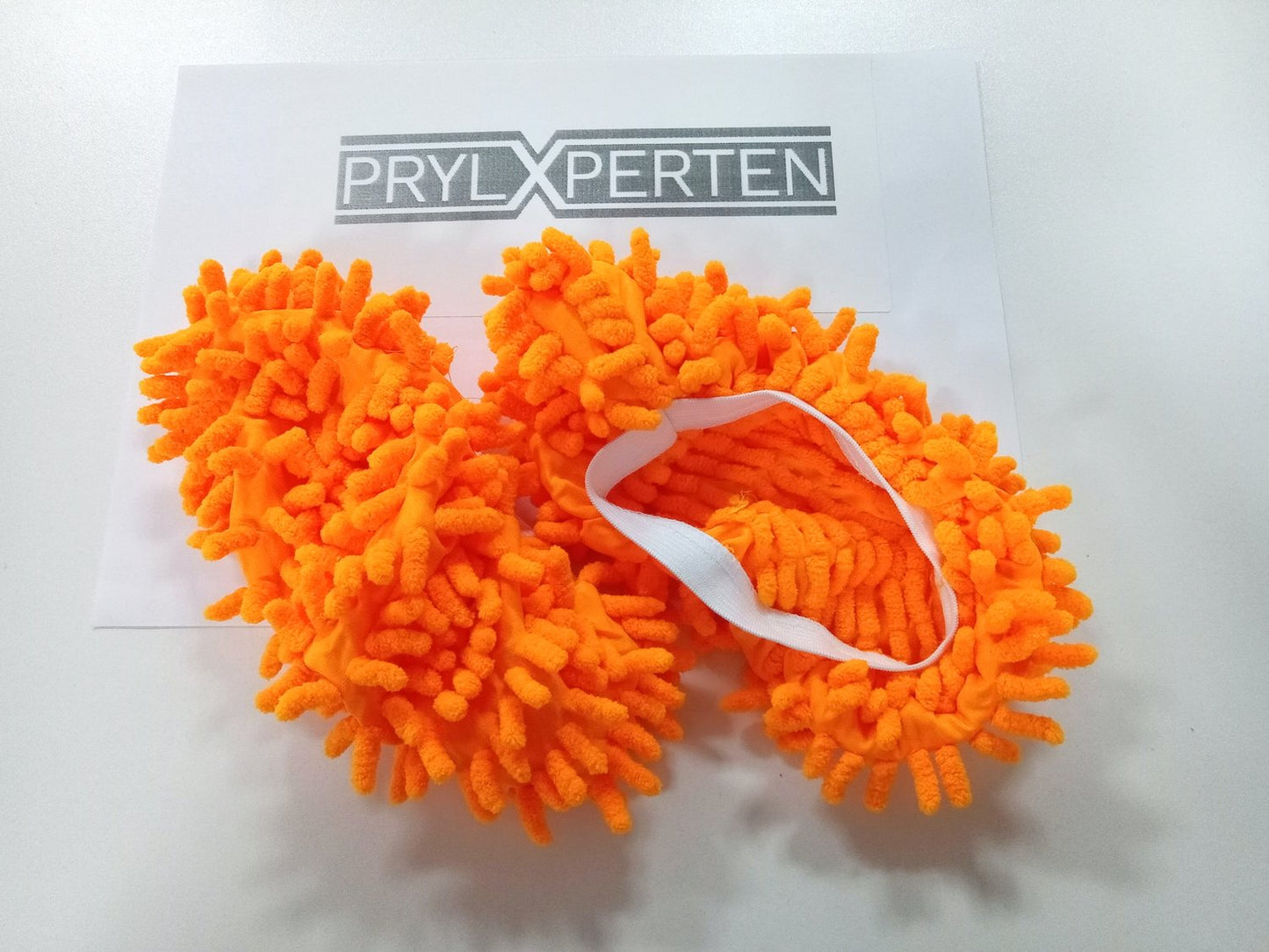Ett par Orange Rengöring Mopp Skor golvmopp Skor Generic