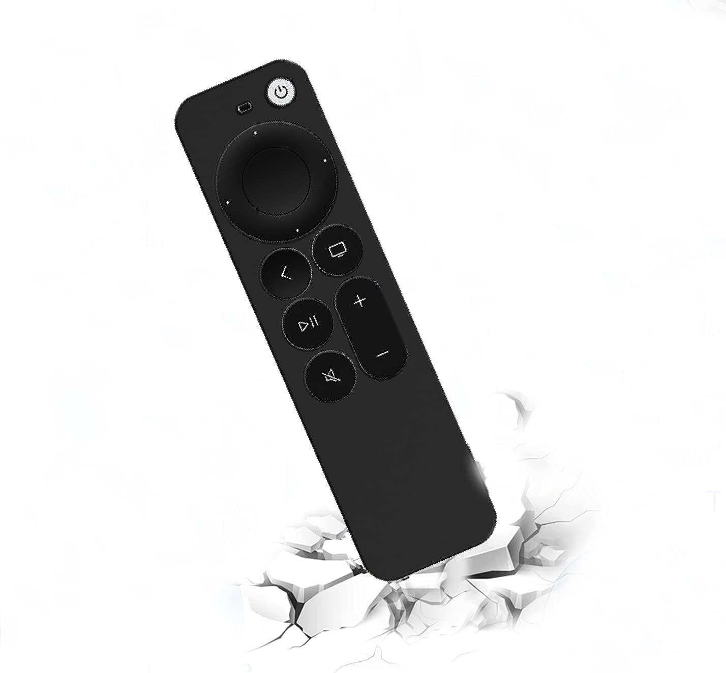 Svart Silikonskydd till fjärrkontroll Apple TV Gen 6 2021 Generic