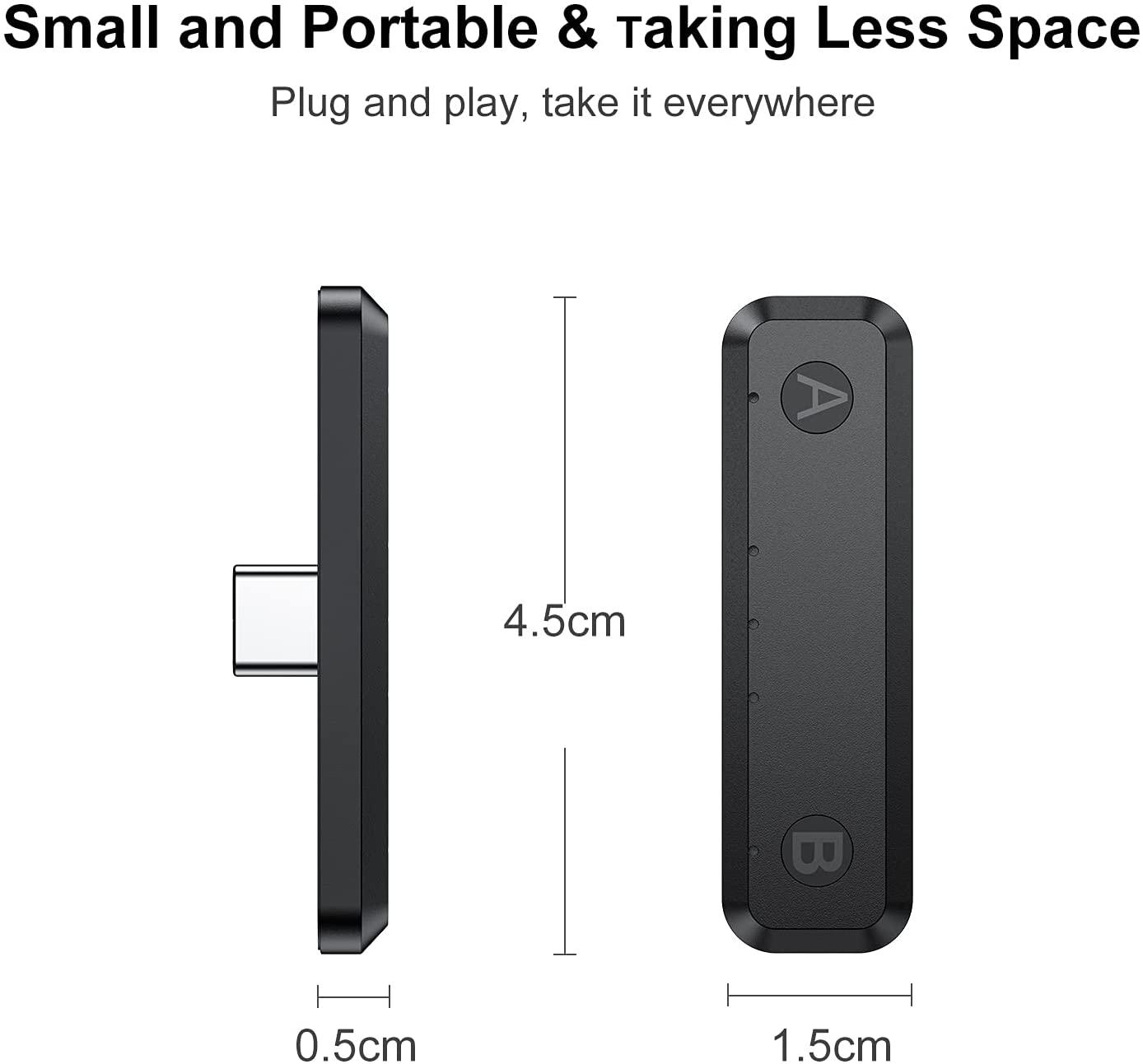 Bluetooth adapter Kompatibel med Nintendo Switch/lite BT 5.0 Generic