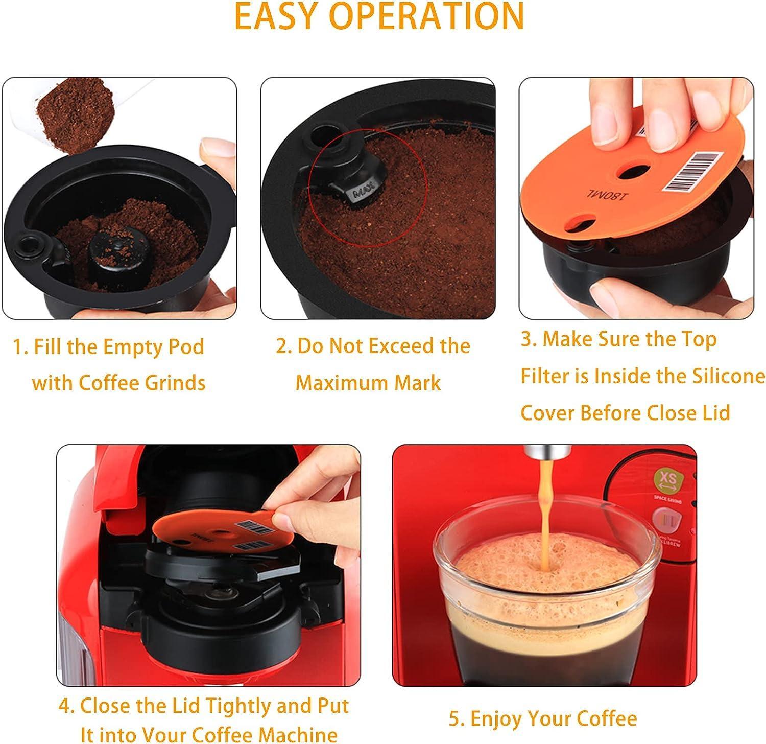 Bosh Tassimo Kaffekapsel Återanvändbar Miljövänlig 180ml Generic