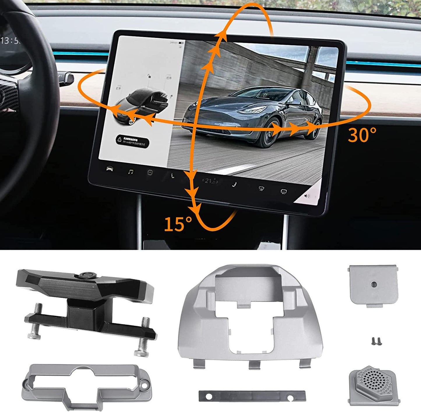 Fäste för Roterande Skärm Tesla model 3/Y från 2007 Generic