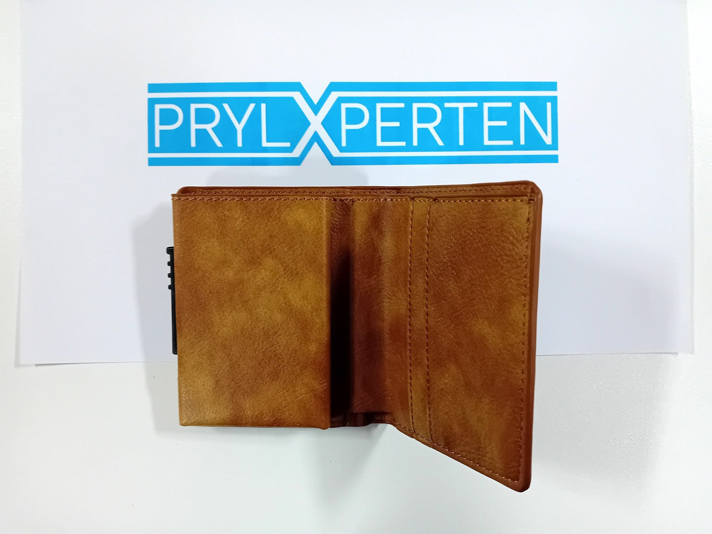 Brun RFID - NFC Skydd Läder Plånbok Med Sedelfack Korthållare Generic
