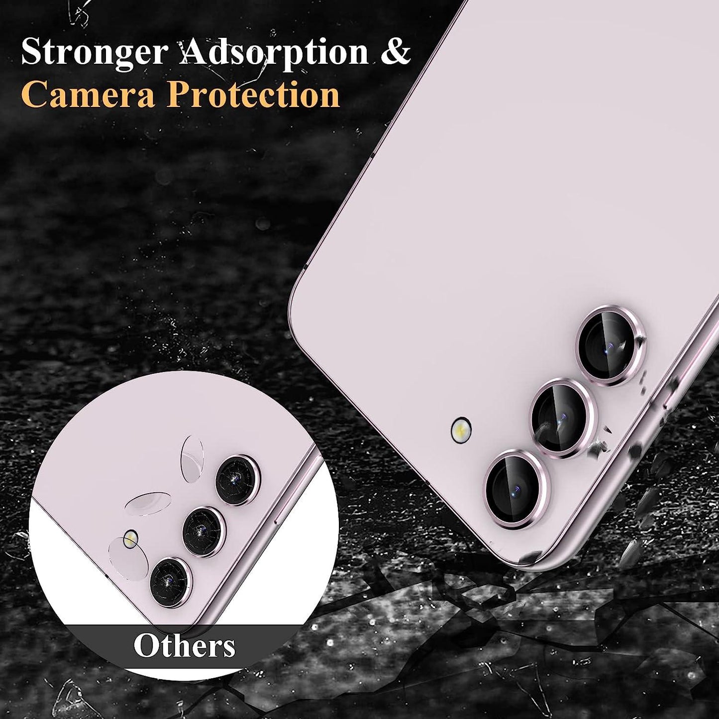 Burgundy Samsung S23 / S23 Plus Kamera Linsskydd Generic