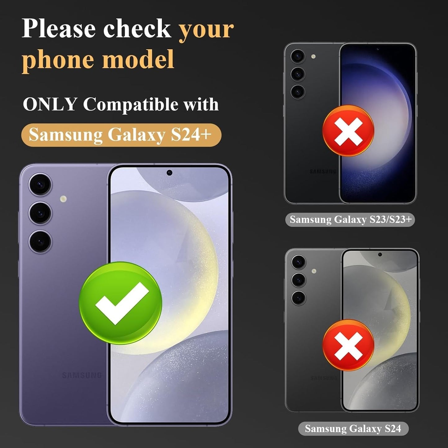 Burgundy Samsung S24+ Plus Kamera Linsskydd Generic