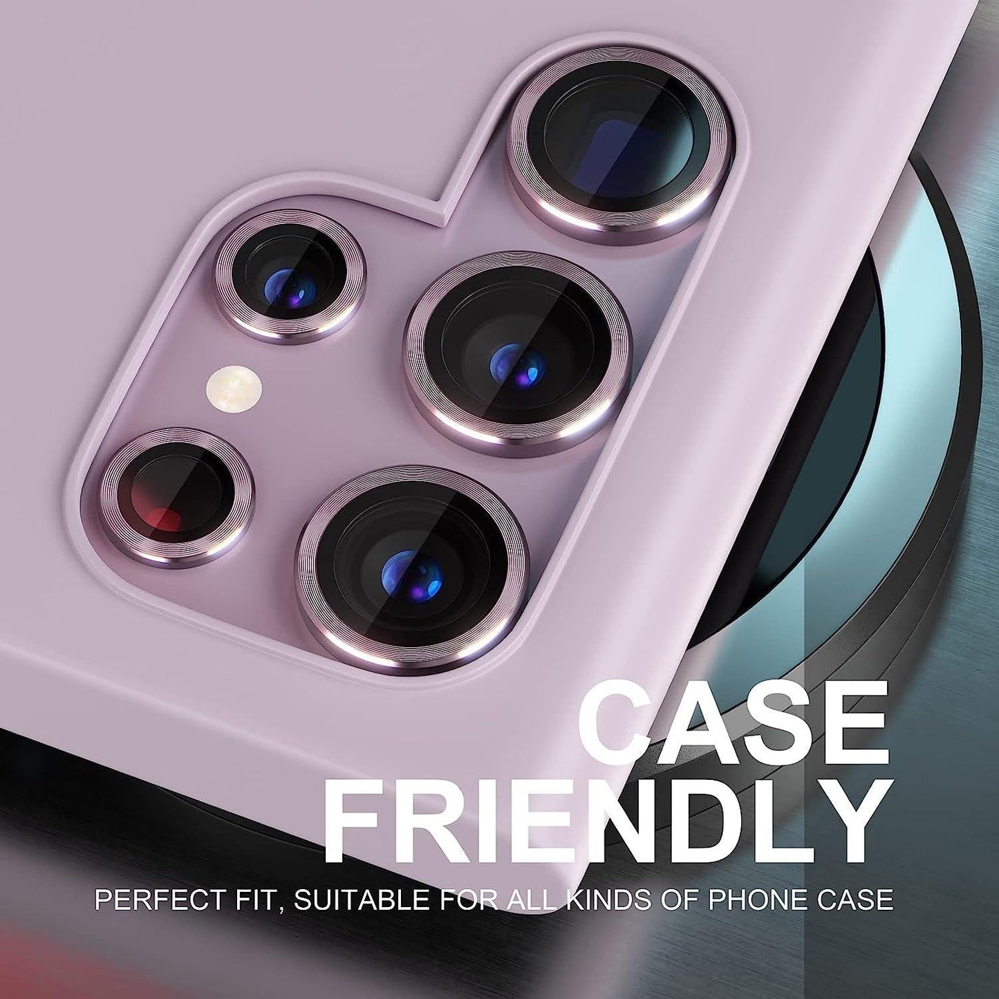Burgundy Samsung S24 Ultra Kamera Linsskydd Generic