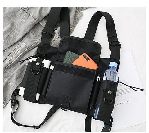 Bröstväska Chest bag 5 Fickor Generic