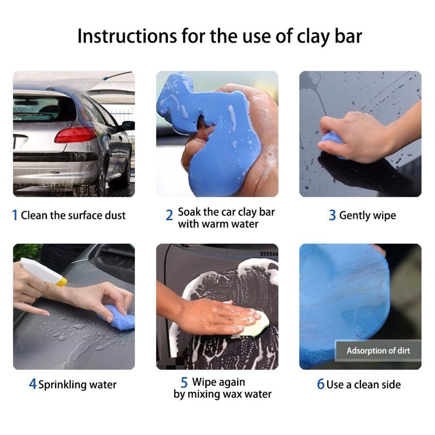 Rengöringslera Clay Bar 200g Generic