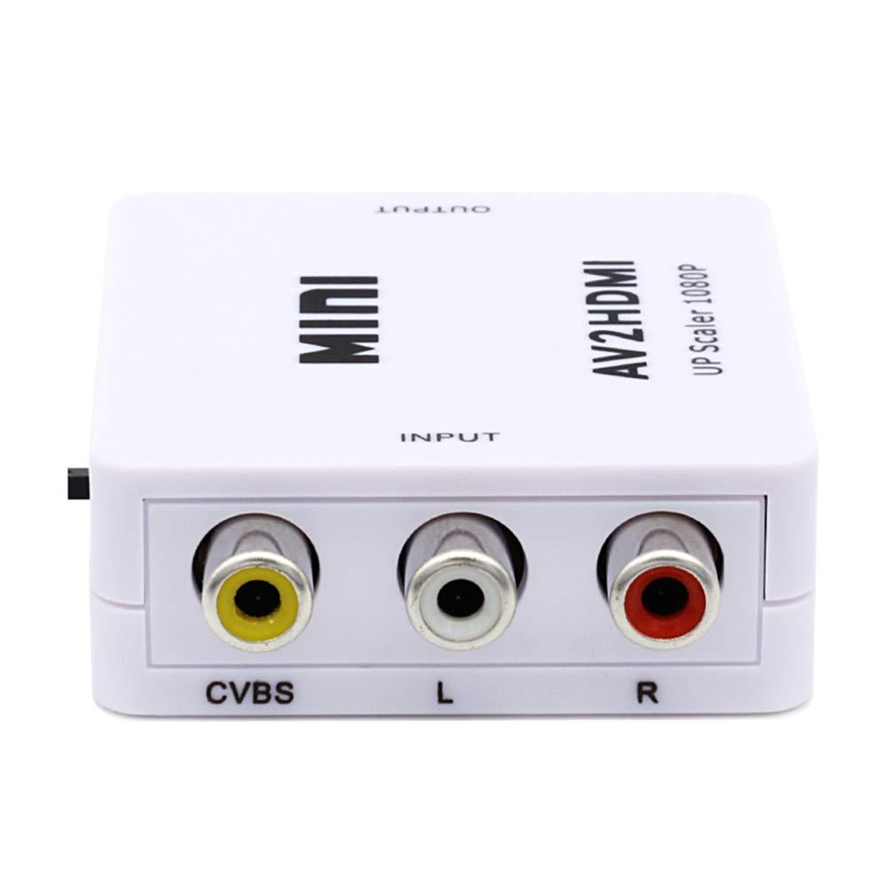Composite RCA CVBS AV to HDMI converter adapter Generic