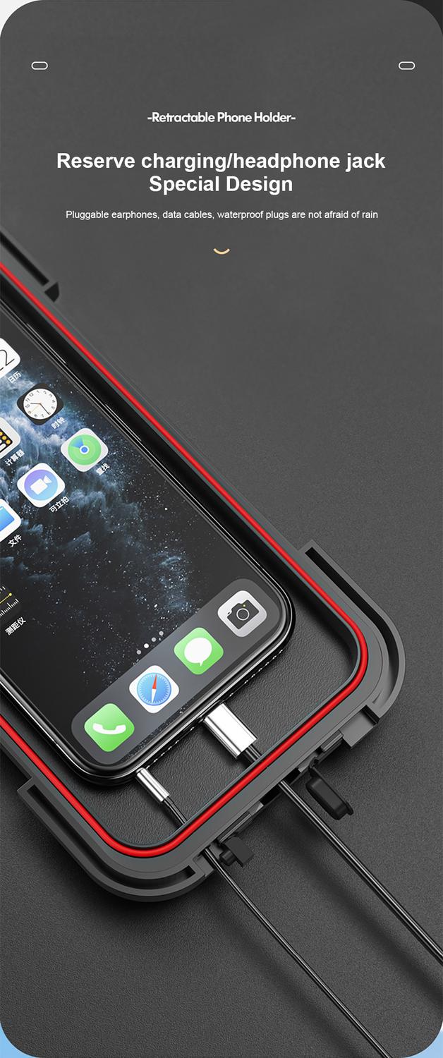 Cykelhållare cykelfäste för mobiltelefon vattentät 360 graders Generic