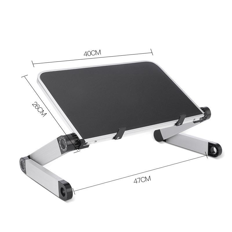 Hopfällbar Laptopbord, Aluminium ergonomisk stativ (vit) Generic