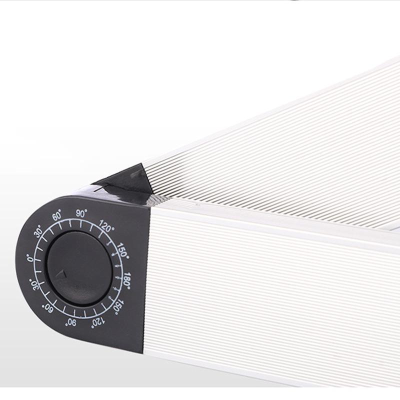 Hopfällbar Laptopbord, Aluminium ergonomisk stativ (vit) Generic