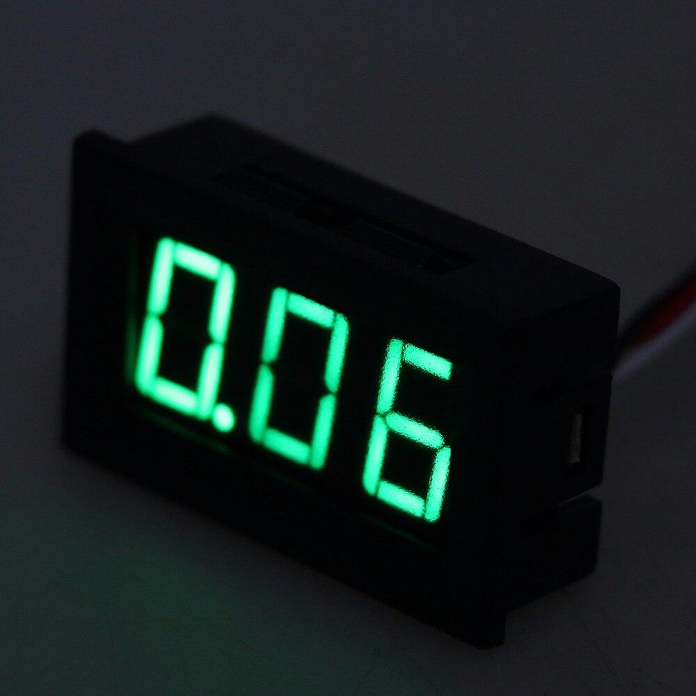 Grön Digital Voltmätare 3.3-30V Generic