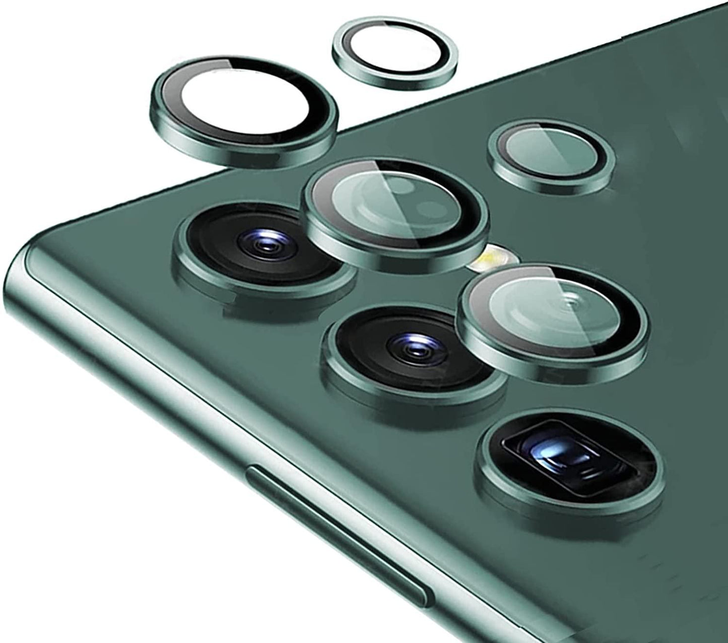 Grön Samsung S22 Ultra Kamera Linsskydd Generic