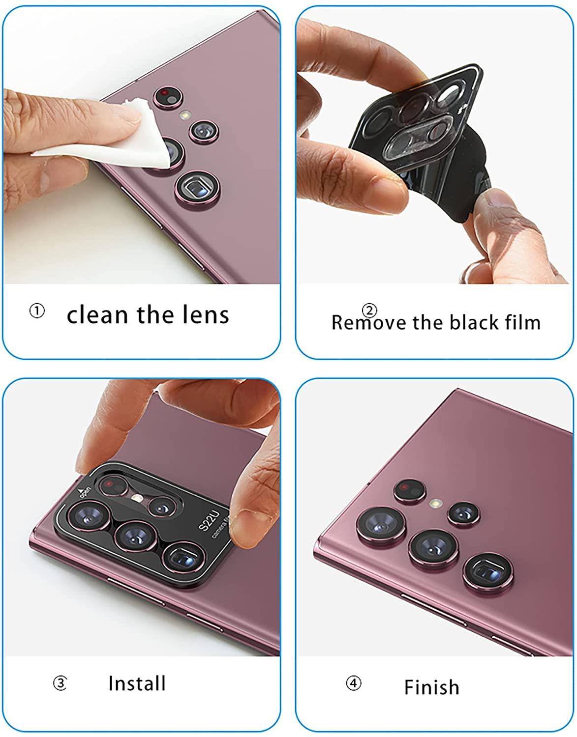 Grön Samsung S22 Ultra Kamera Linsskydd Generic