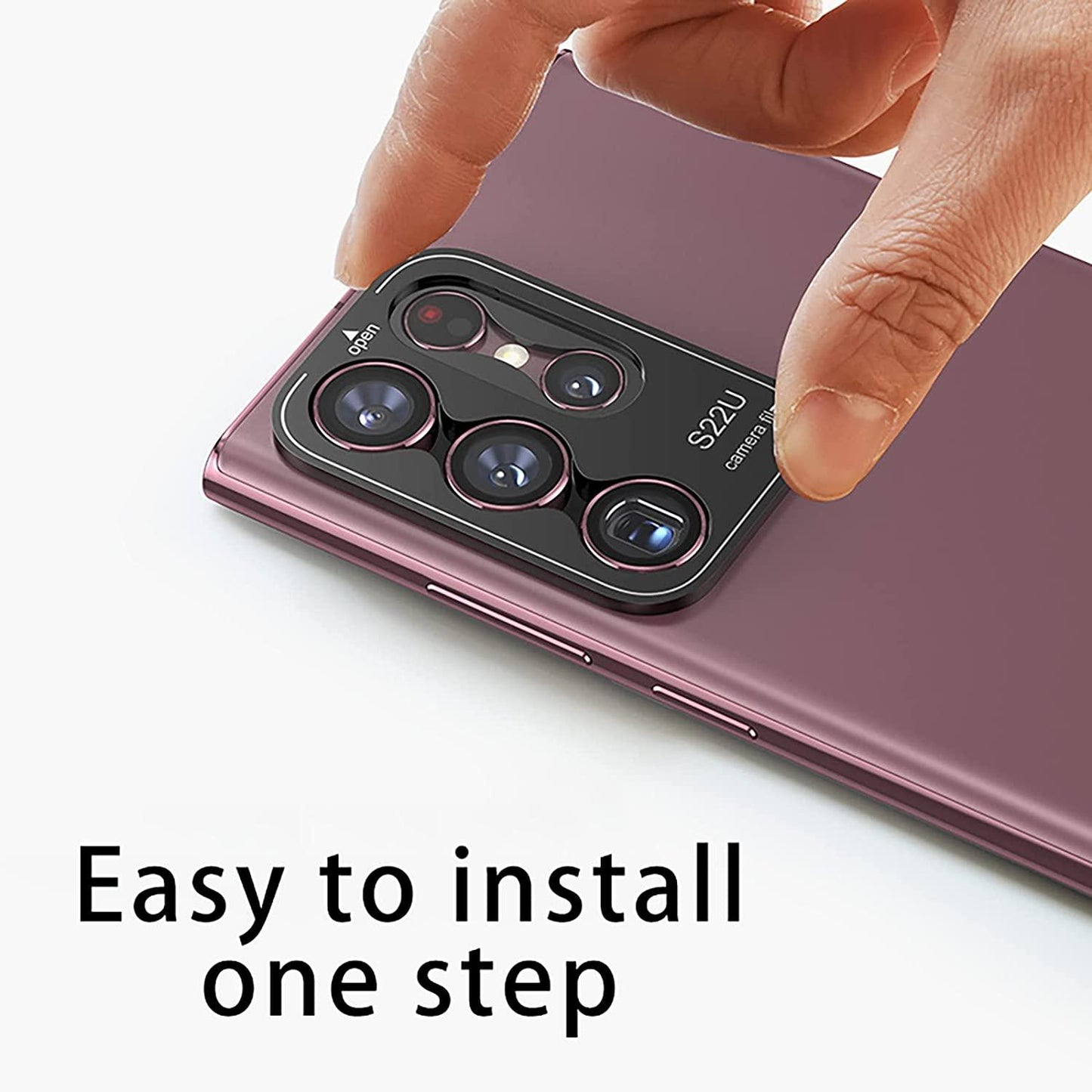 Grön Samsung S22 Ultra Kamera Linsskydd Generic