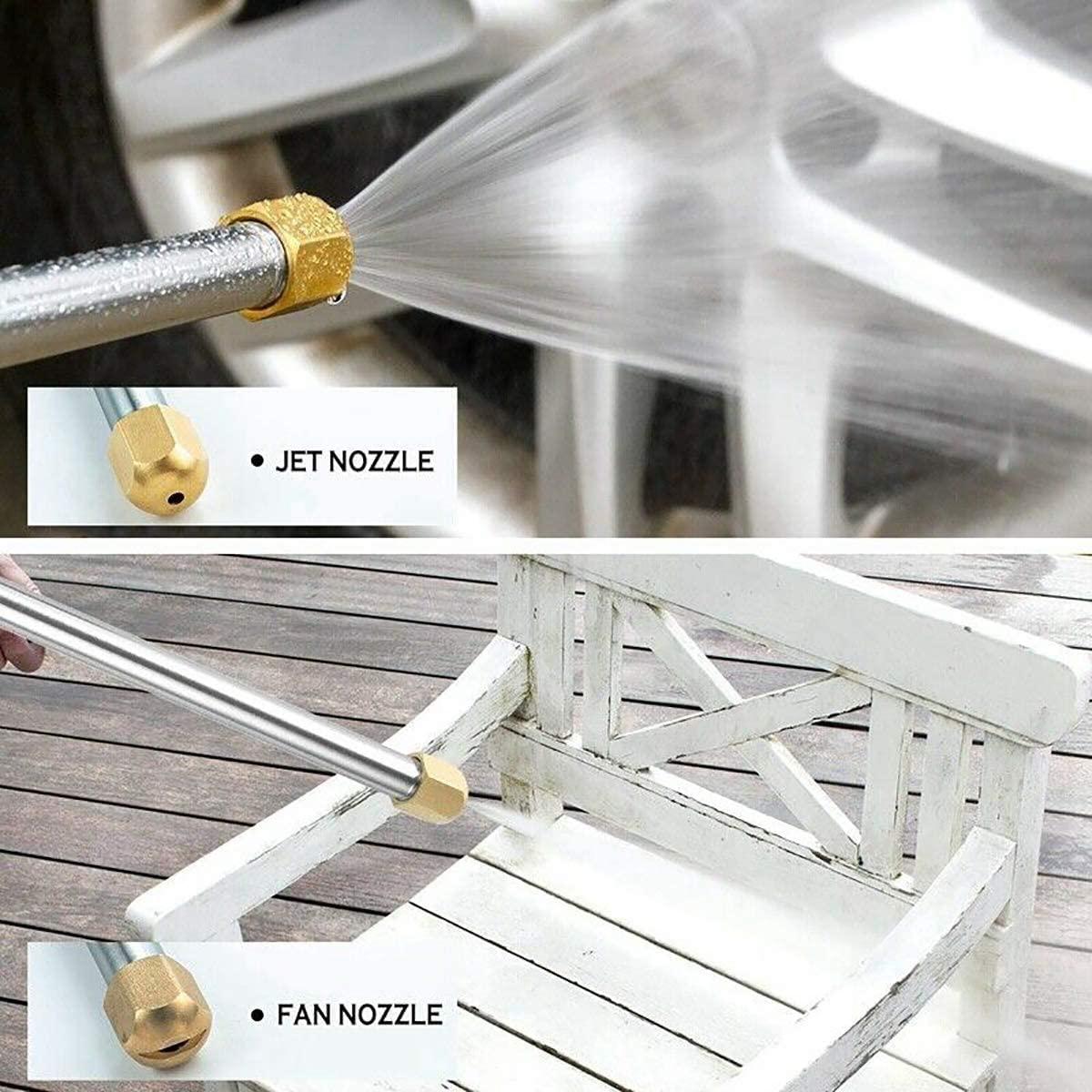 Högtrycksmunstycke Water Jet Gun för trädgårdsslang Generic
