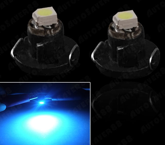 LED Lampa Diod Neo Wedge T4.2 Ice blå 10-pack Generic
