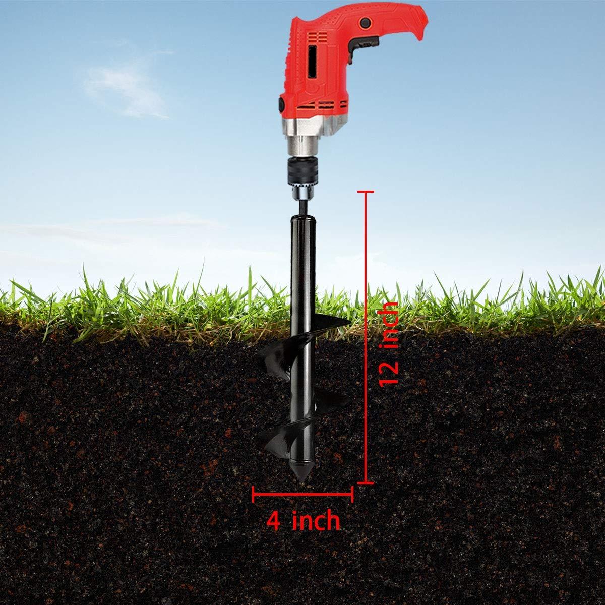 Jordborr Planteringsborr 30cm för borrmaskin Generic