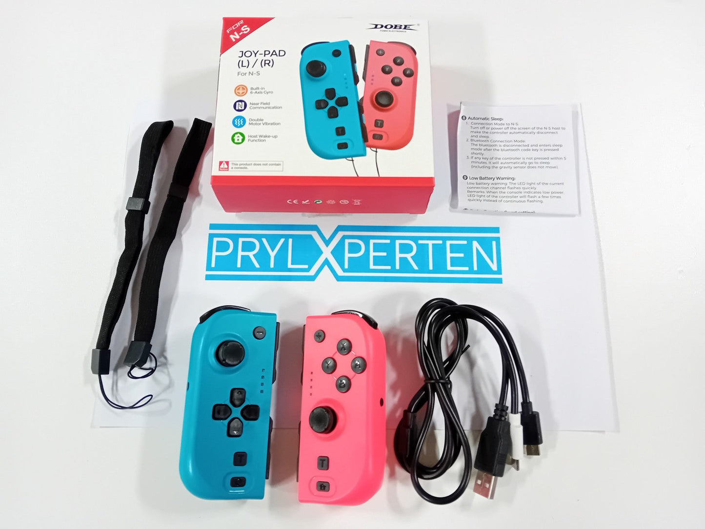 Joy Pad handkontroller Kompatibel med Nintendo Switch Röd och Blå Generic