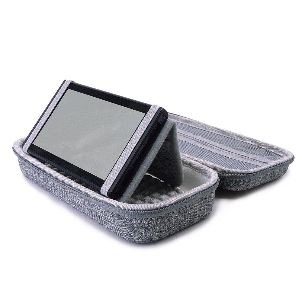 Stor Grå Hård Förvaringsväska, Fodral Kompatibel med Nintendo Switch Generic