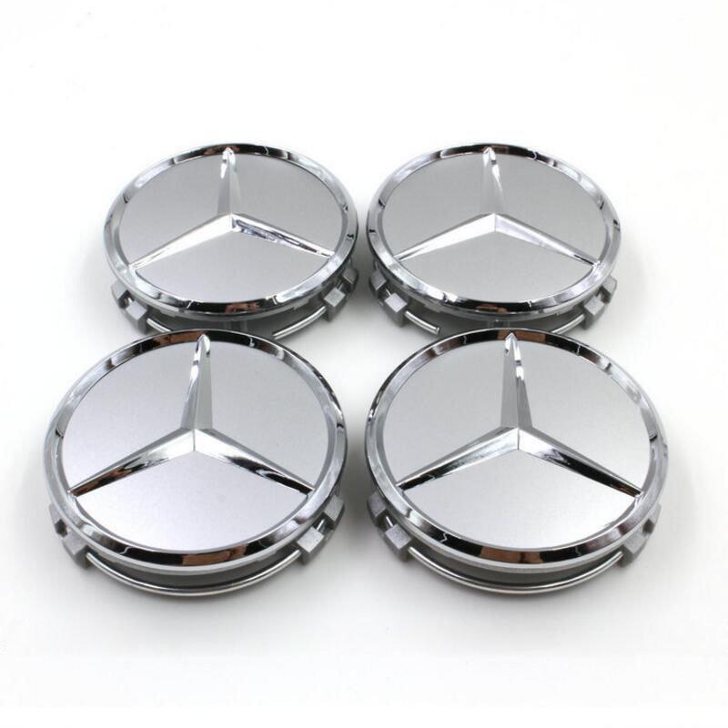 MB01 - 75MM 4-pack Centrumkåpor Mercedes Benz Generic