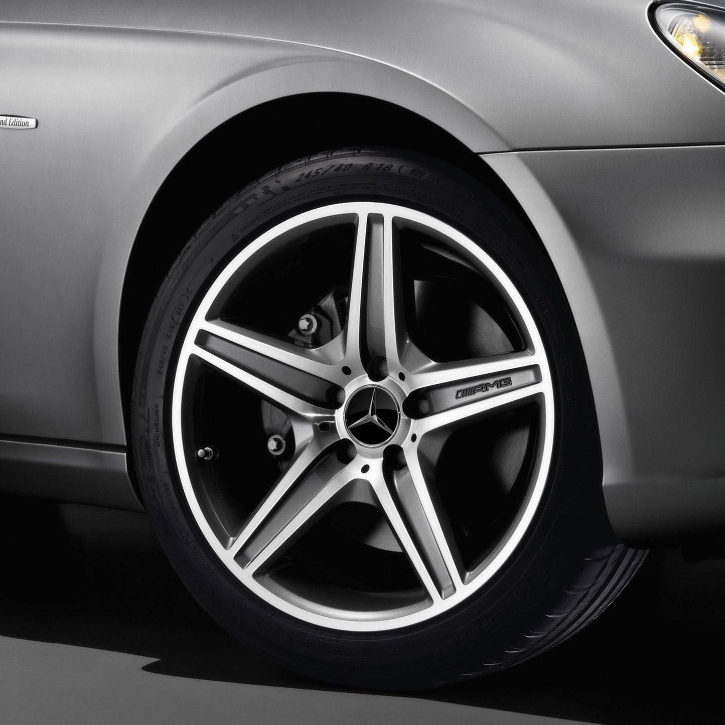 MB03 - 75MM 4-pack Centrumkåpor Mercedes Benz Generic