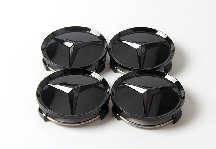 MB04 - 75MM 4-pack Centrumkåpor Mercedes Benz Generic