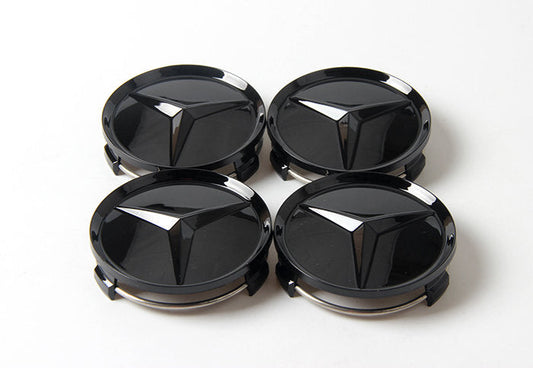 MB04 - 75MM 4-pack Centrumkåpor Mercedes Benz Generic