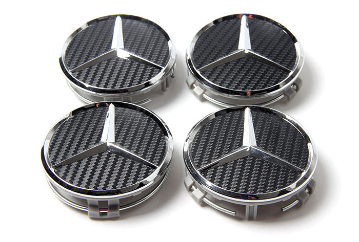 MB09 - 75MM 4-pack Centrumkåpor Mercedes Benz Generic