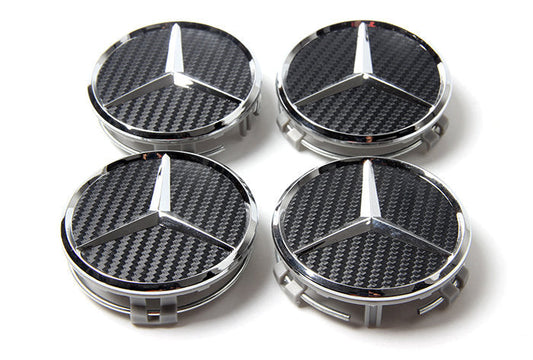 MB09 - 75MM 4-pack Centrumkåpor Mercedes Benz Generic