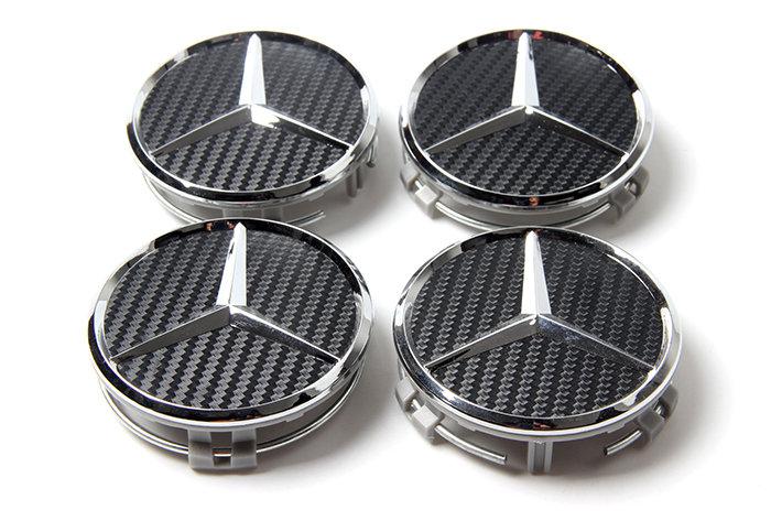MB09 - 75MM 4-pack Centrumkåpor Mercedes Benz Generic