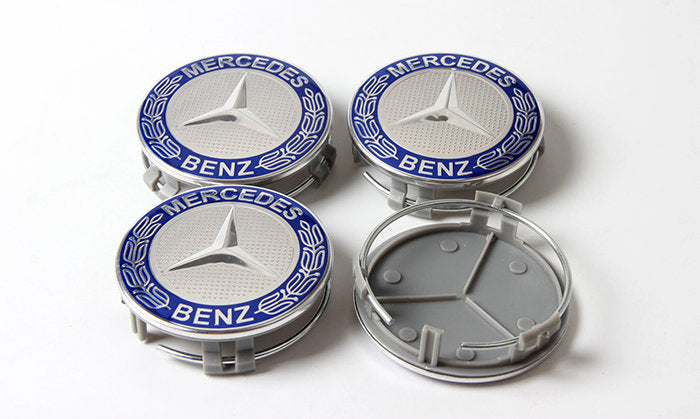 MB13 - 75MM 4-pack Centrumkåpor Mercedes Benz Generic