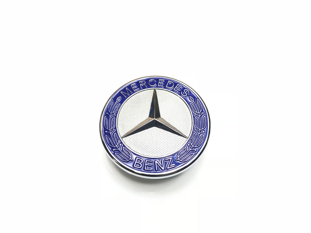 Mercedes-Benz motorhuv Emblem Blå 57mm Generic
