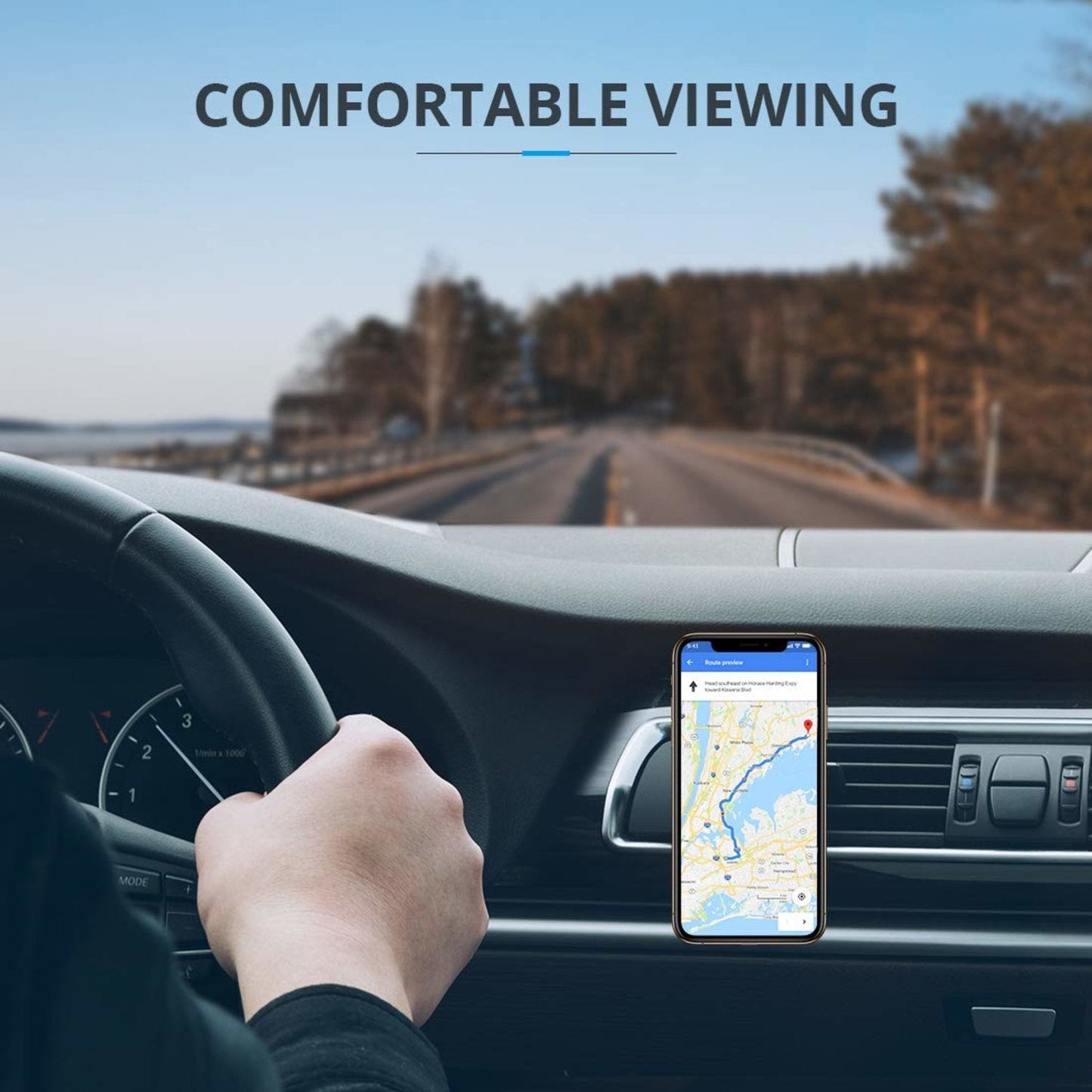 Universal Magnetisk mobilhållare för fläktgaller 360 Roterande Generic