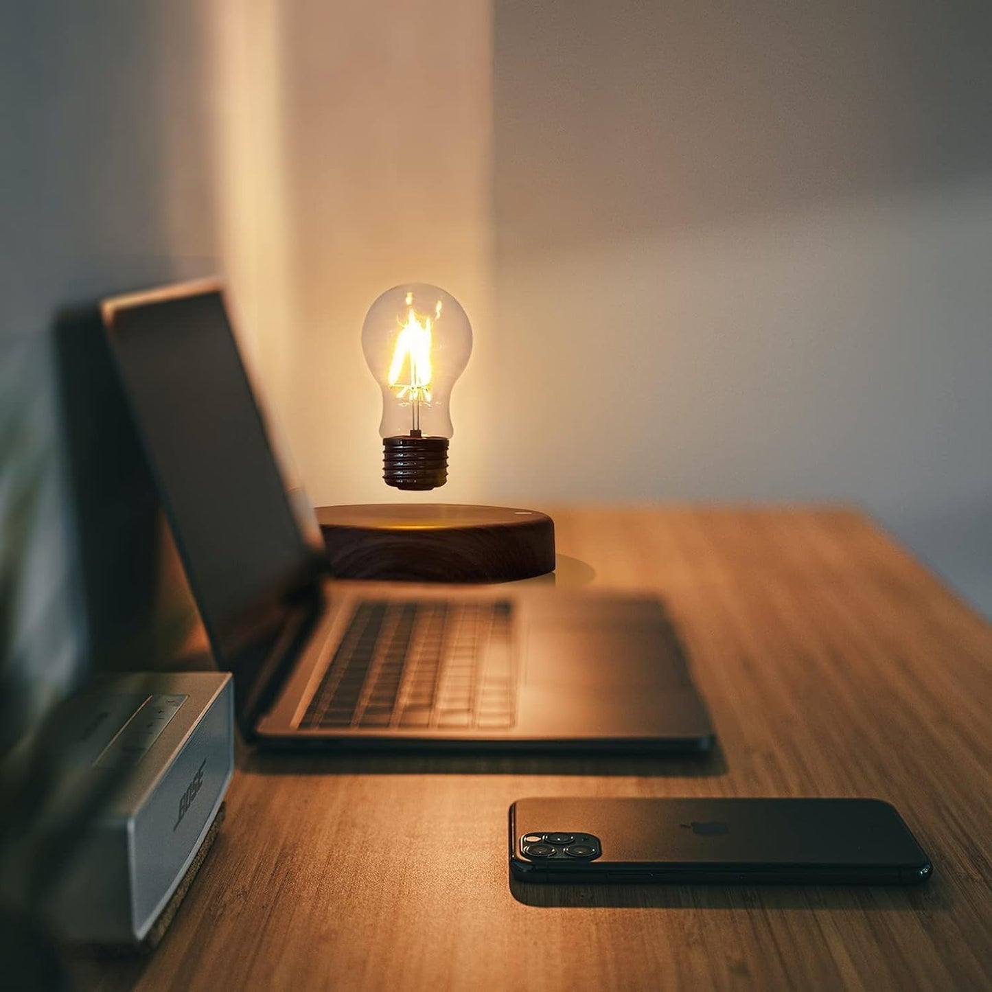 Magnetisk Flytande Svävande Glödlampa Atmosfärslampa Nattljus Generic
