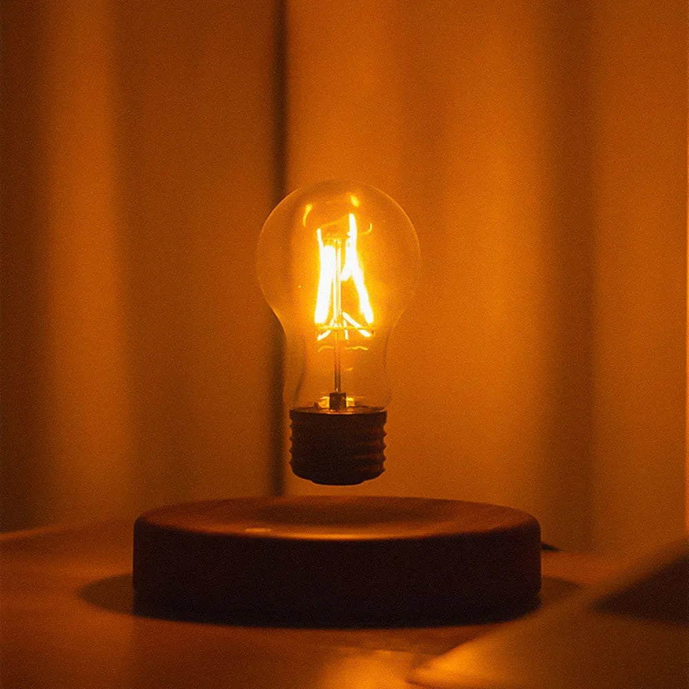 Magnetisk Flytande Svävande Glödlampa Atmosfärslampa Nattljus Generic