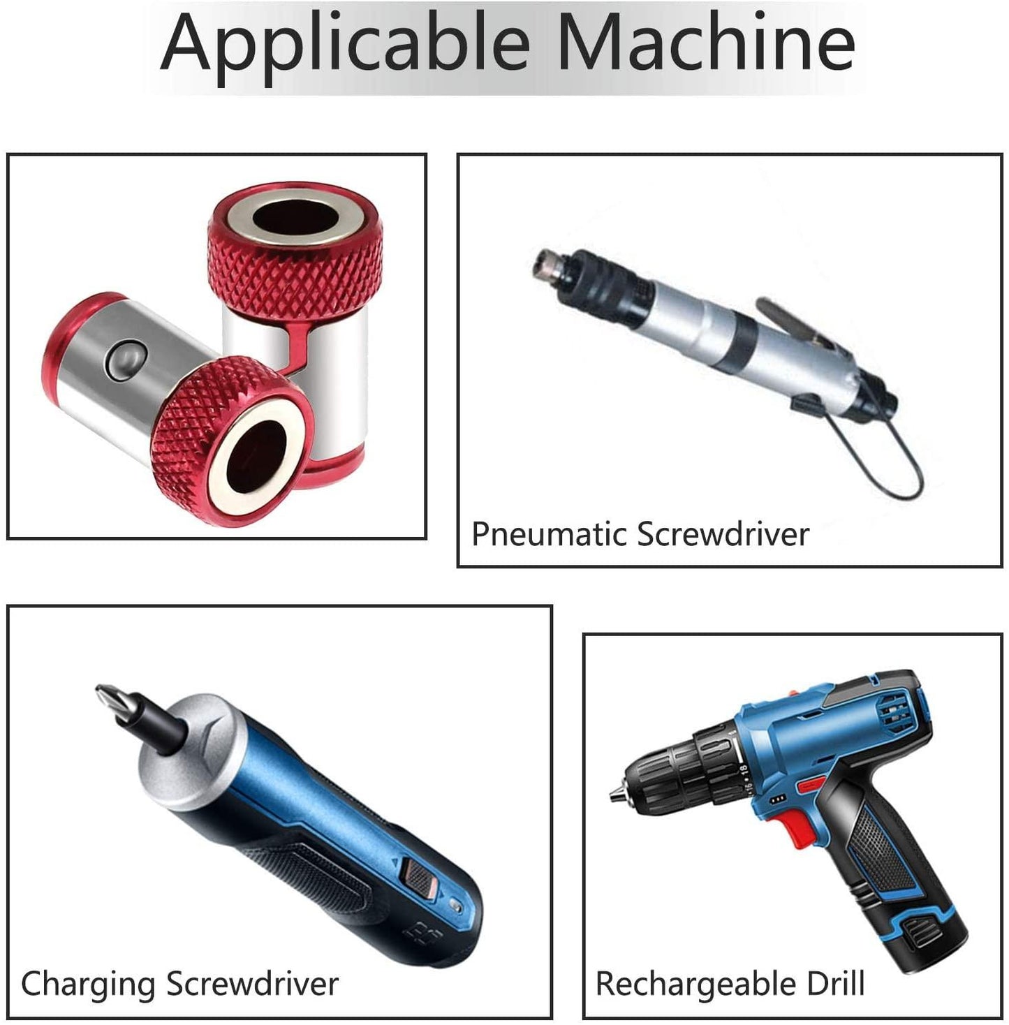 Magnetisk skruvhållare till bits / skruvmejslar Generic