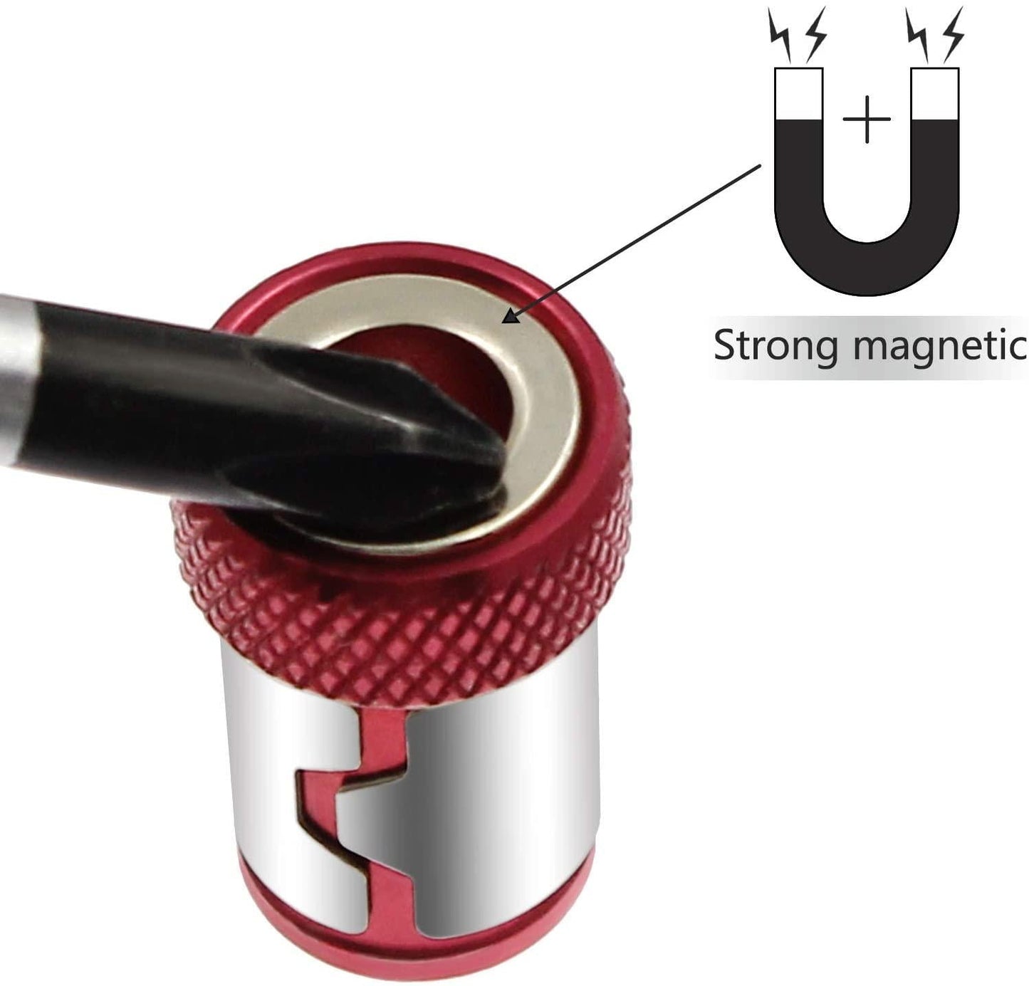 Magnetisk skruvhållare till bits / skruvmejslar Generic