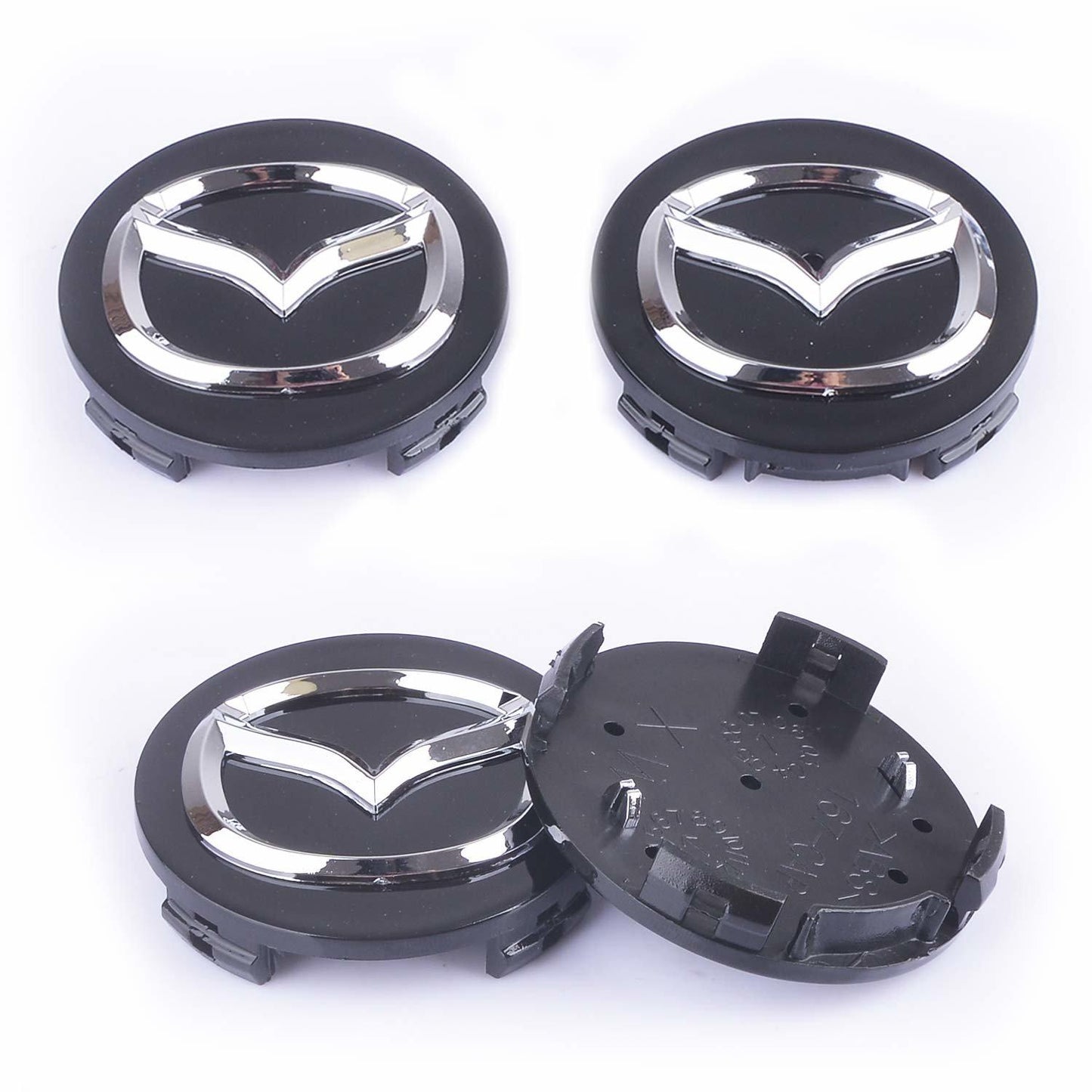 Mazda02 - 56MM 4-pack Centrumkåpor Mazda Generic