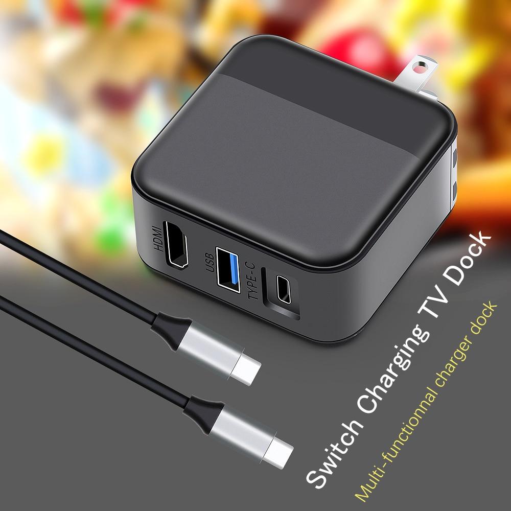 MultiHub Kompatibel med Nintendo Switch 3 in 1 Dock Set EU Version Generic