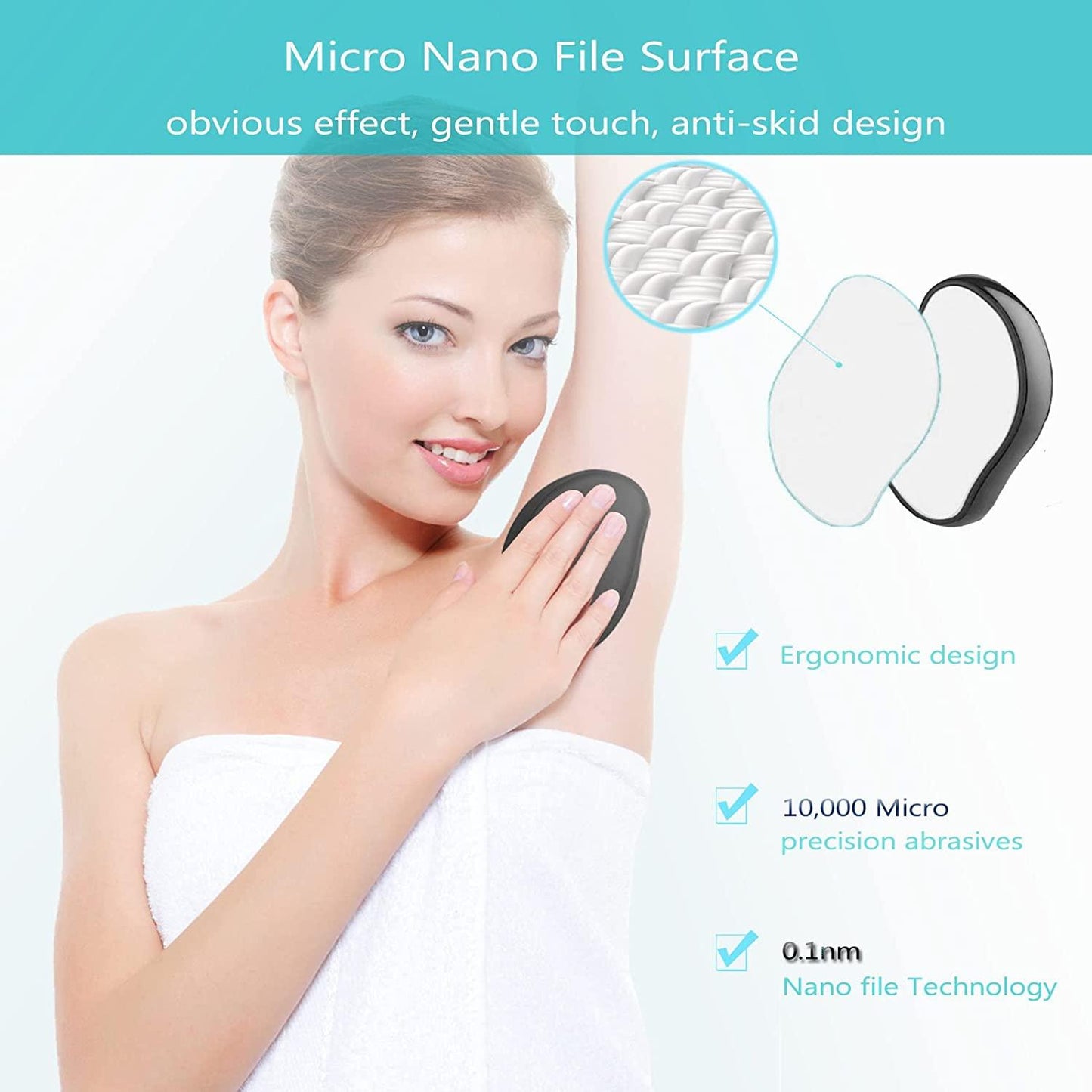 Nano Crystal Epilator Smärtfri Hårborttagare Generic