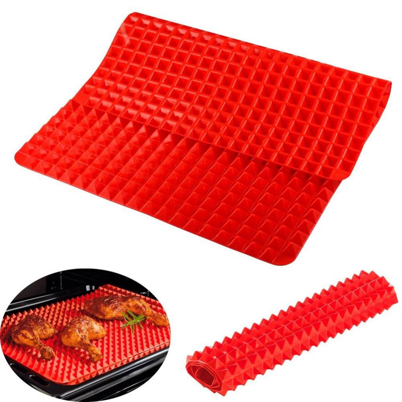 Non-Stick silikon ugnsmatta, Pyramid format hälsosam matlagning. Generic